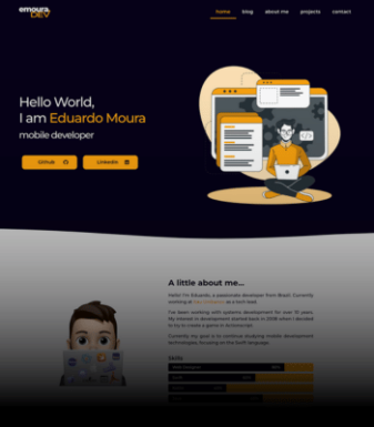 projeto portifolio emoura.dev